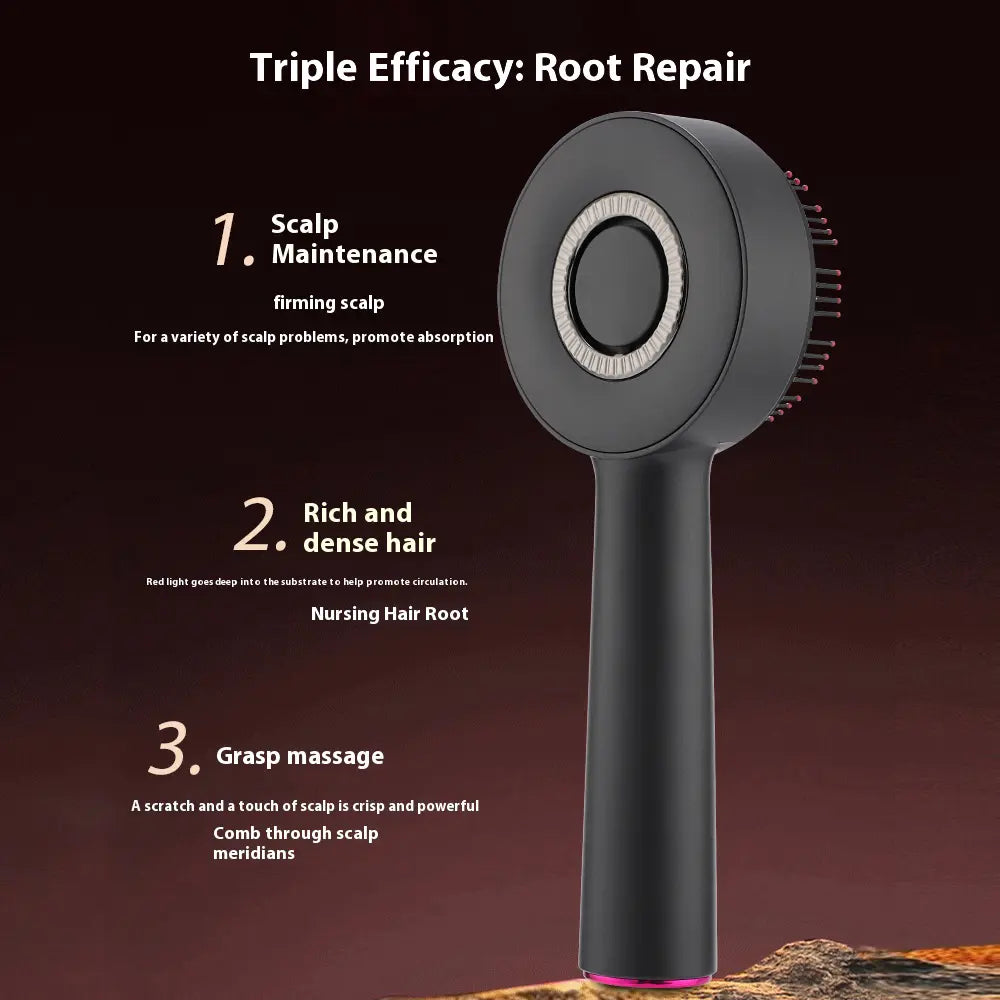 Cordless Electric Scalp Massager, Handheld Hair Scalp Massager, Hair Scalp Massaging Comb, Scalp Scrubber, Hair Massage Tool for Home & Travel Serum Infusion