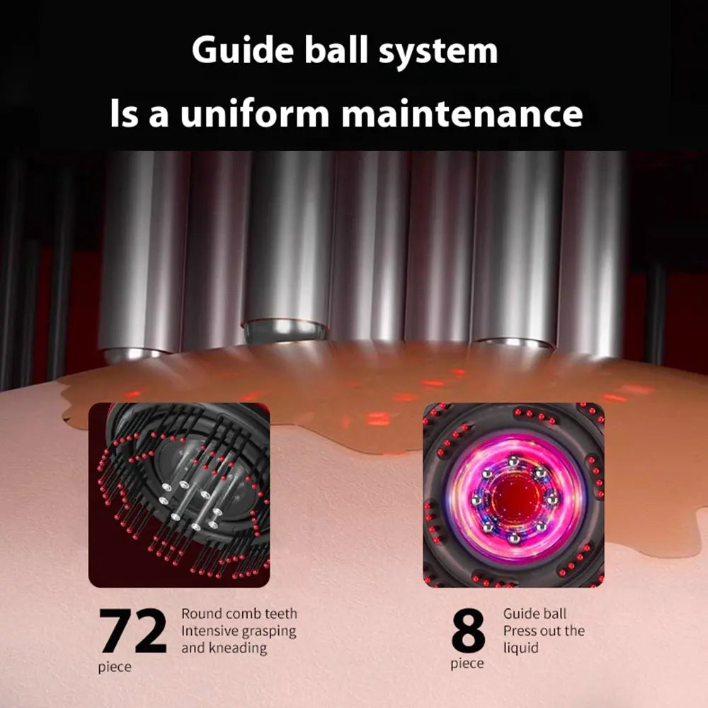 Cordless Electric Scalp Massager, Handheld Hair Scalp Massager, Hair Scalp Massaging Comb, Scalp Scrubber, Hair Massage Tool for Home & Travel Serum Infusion